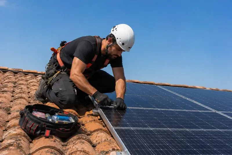 Maintenance et monitoring de panneaux solaires à Soulignonne